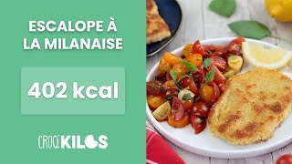 Escalope à la milanaise  CroqKilos [upl. by Ihsorih]