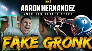 Rob Gronkowski Portrayal in quotAaron Hernandez American Sports Storyquot [upl. by Osy]