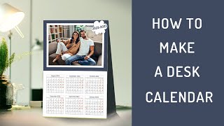 How to Make a Desk Calendar Easy DIY Tutorial [upl. by Lucilla]