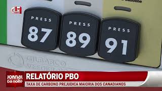 Relatório PBO Taxa de carbono prejudica maioria dos canadianos defende PBO [upl. by Ines]