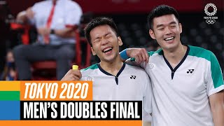 Mens Doubles 🏸 Badminton Gold Medal Match  Tokyo Replays [upl. by Nauqyaj]