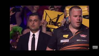 Dirk van Duijvenbode walk on PDC European Darts Matchplay Round 2 [upl. by Yasmin]