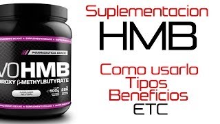 SUPLEMENTO HMB  SUPLEMENTACION DEPORTIVA [upl. by Nrehtac]