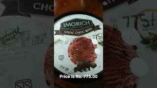 IMORICH Choc Choc Chip Premium Ice Cream 1Litre in Sri Lanka [upl. by Rehtse]