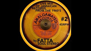 FATTA LIVE MIX OF JAMAICAN RECORDS FROM THE 1960S 2 [upl. by Niven]