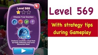 Inside Out Thought Bubbles Level 569 Tips and Strategy Gameplay Walkthrough No Boosters [upl. by Mureil]