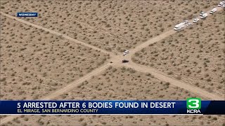 5 arrested in California desert killings [upl. by Accemahs251]