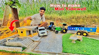 Making a mini tubewell for Mini Farm using Rc tractors 🔥Aakash946 [upl. by Aisila246]