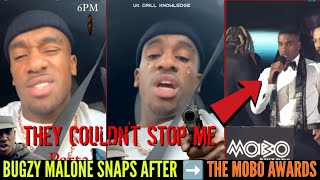 Bugzy Malone exposed the truth after the mobo awards‼️ [upl. by Borman]