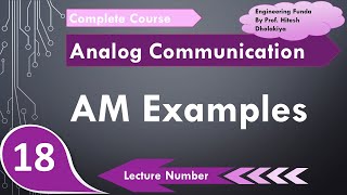 AM examples on Multi tone AM signals in Communication Engineering by Engineering Funda [upl. by Aeret858]