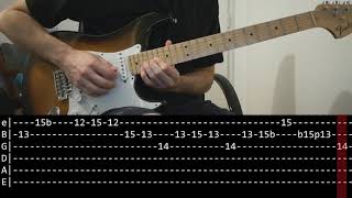 Led Zeppelin  Stairway to heaven solo Guitar lesson with TAB [upl. by Burkle245]