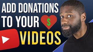 How to add donations to your YouTube videos 2022 [upl. by Tabina980]