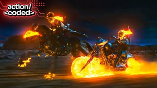 ghost rider 2007  the og ghost rider shows up to help johnny blaze [upl. by Wonacott]