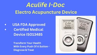 BOM Eng  272024  Aculife IDoc FDA Approved Medical Device [upl. by Haramat]