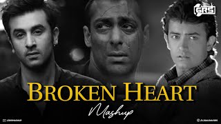 Broken Heart Mashup 2023  GRS  Pardesi  Tere Naam  Sau Dard  Kasam Ki Kasam  Bollywood Lofi [upl. by Moonier]