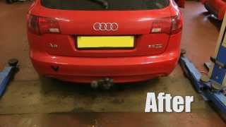 Audi 30 V6 TDI mufflerectomy sound [upl. by Anieral]