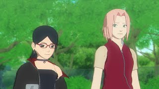 Sarada meets Sakura in the past [upl. by Haldan]