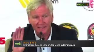 Avertissement à la fécafoot  Marc Brys menace de démissionner [upl. by Tali]