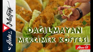 Vazgeçilmeyen Mercimek Köftesi  Dağılmayan Mercimek Köftesi Tarifi  Ardanın Mutfağı [upl. by Joh]