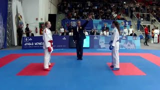 DATSIUK MARIIA  XIII WKF Cadet Junior amp U21 World Championships 2024  Venice [upl. by Ellita]