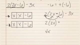 Using distribution and combining like terms to simplify Univariate [upl. by Joanie247]