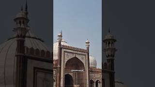 Jama masjid  DELHI  built by mughal badshah Shah jahan mughalarchitecture jamamasjiddelhi [upl. by Eibrad]