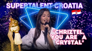 ANOTHER VICTORY FOR CHRIZTEL ACEVEDA🎉🎉Second Golden Button as the first finalist of SUPERTALENT 🇭🇷 [upl. by Adnoyek171]