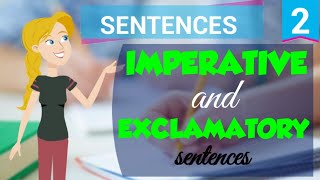 Imperative and Exclamatory Sentences [upl. by Venu77]