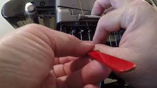 Embroidery machine threading needles  tips and tricks [upl. by Noam459]