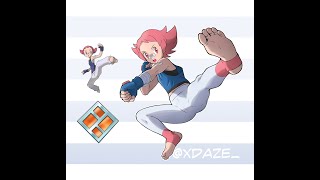 Pokemon Azure Platinum Hard Mode Dawn Vs Gym Leader Maylene [upl. by Anidualc34]