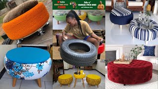 How A Young Nigerian Woman Makes Adorable Furnitures Out Of Used Tyres [upl. by Shaylah]