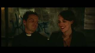 Fleabag  Fleabag and hot priest bus stop scene  final episode [upl. by Fife]