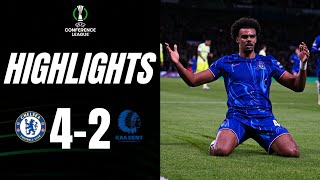 Chelsea vs KAA Gent 42 Highlights  Conference League  20242025 [upl. by Ailenroc]