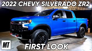 2022 Chevrolet Silverado ZR2 First Look  MotorTrend [upl. by Leahcimnaj]