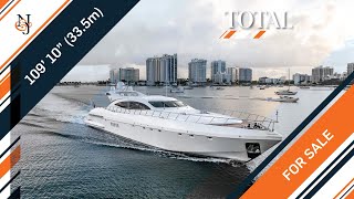 MY TOTAL for Sale  109 332m Overmarine Yacht [upl. by Karlow362]