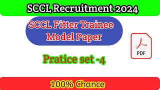 SCCLSingareni SCCL fitterSCCL Coal indiaSingareni collieriesSCCL fitter important questions [upl. by Ellebana771]