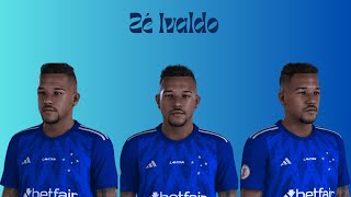 Face  Tatto Zé Ivaldo Cruzeiro PES 21  PC [upl. by Etessil419]