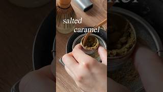 Trying Salted Caramel Matcha matcha saltedcaramel [upl. by Zack236]