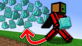 Minecraft But Items Multiply Every Time You Walk [upl. by Animlehliw163]