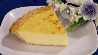 Old Fashioned Custard Pie Recipe [upl. by Aerdnna834]