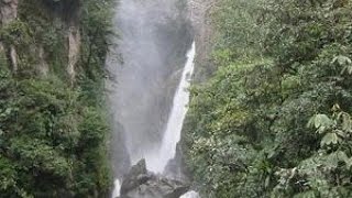 Cascada El Pailon Del Diablo Camino Baños  Puyo Ecuador [upl. by Einamrej]