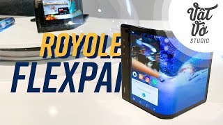 Trên tay smartphone màn hình gập Royole Flexpai  Siêu dị [upl. by Wilsey]