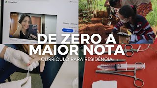 A minha trajetória para alcançar a MAIOR NOTA na ANÁLISE CURRICULAR da residência [upl. by Genie]