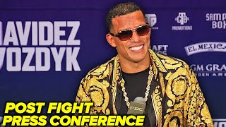 David Benavidez Full Post Fight Press Conference vs Oleksandr Gvozdyk • PBC on Amazon PRIME [upl. by Inglebert]