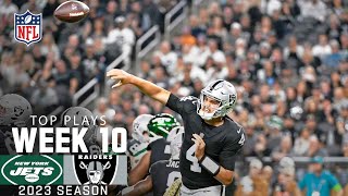 Raiders’ Top Plays From Week 10 Win vs Jets  2023 Regular Season Week 10  NFL [upl. by Notseh]