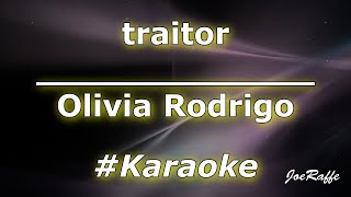 Olivia Rodrigo  traitor Karaoke [upl. by Phares432]