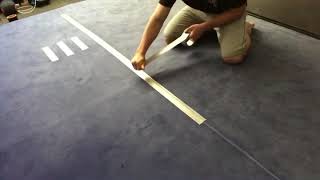 Boxing basics  simple footwork drills using tape [upl. by Aluap]