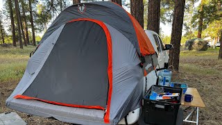 Rightline truck tent  review and setup [upl. by Bolme163]