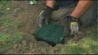 Low Spot Drain Installation from Advanced Drainage Systems [upl. by Shanleigh]