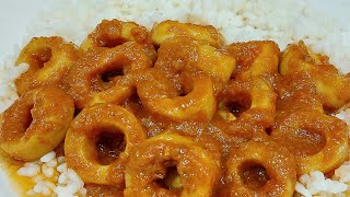 🦑 CALAMARES O POTA EN SALSA AMERICANA DE TOMA PAN Y MOJA 🥖  BEATRIZ COCINA [upl. by Normak]